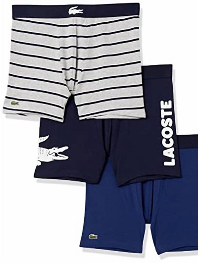 Lacoste Men'S Iconic Cotton Stretch Fashion Briefs - 3 Pack product