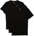 Men'S Slim Fit V-Neck T-Shirts Undershirts - 3 Pack - Black