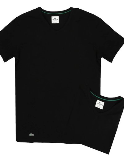 Lacoste Men'S V-Neck Undershirt T-Shirt 2 Pack product