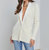 Baileigh Textured Knit Blazer - Ivory