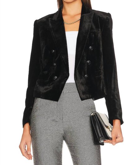 L'AGENCE Brooke Double Breasted Crop Blazer product