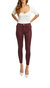 Burgundy Margot Skinny Jeans In Burgundy - Burgundy