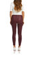 Burgundy Margot Skinny Jeans In Burgundy