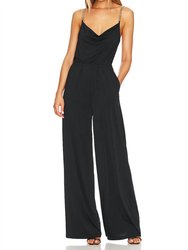 Emmett Chain Strap Jumpsuit - Black