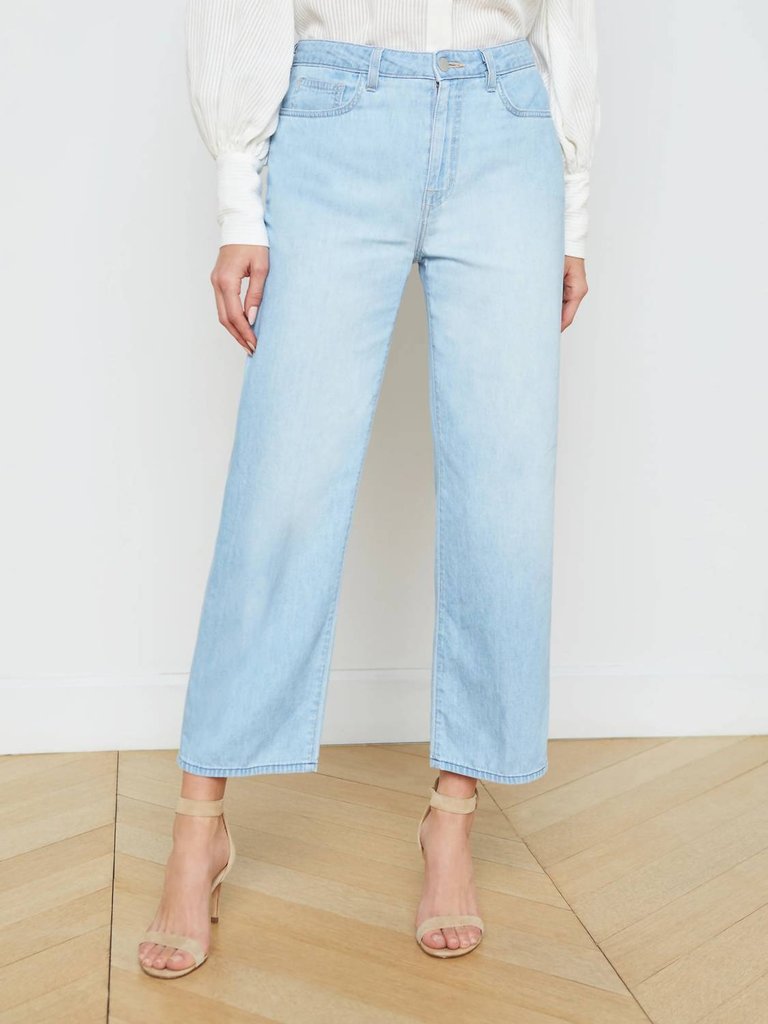 June Ultra High Rise Crop Stovepipe Jeans In Dakota - Dakota