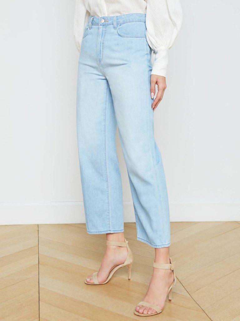 June Ultra High Rise Crop Stovepipe Jeans In Dakota