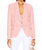 Kenzie Double Breasted Blazer In Rose Tan & Tropical