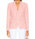 Kenzie Double Breasted Blazer In Rose Tan & Tropical - Rose Tan & Tropical