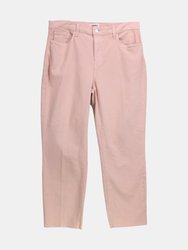 L'agence Women's High Rise Cropped Slim Jean - Pink