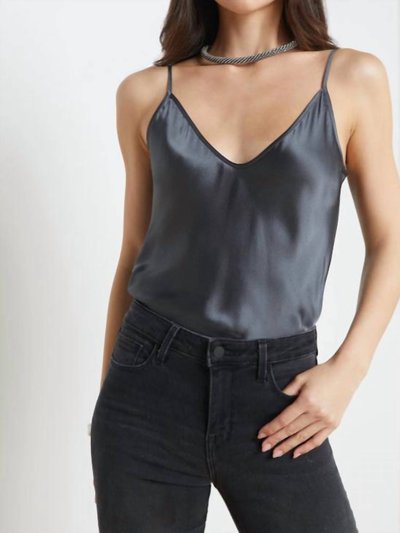 L'AGENCE Lexi Camisole In Charcoal Gray product