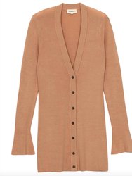 Long Cardigan - Pale Peach