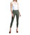 Margot Coated Jeans In Ivy Green Coated - Ivy Green Coated