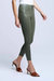 Margot Coated Jeans In Ivy Green Coated