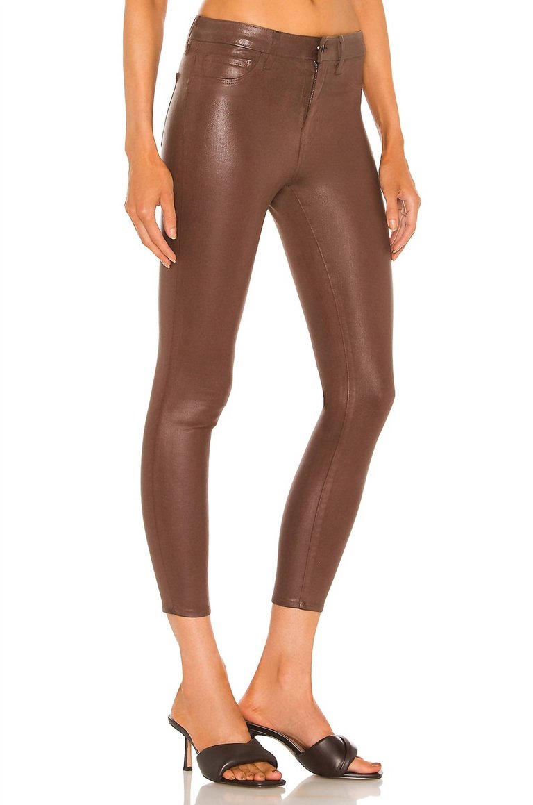 Margot High Rise Skinny Jean In Dark Mocha