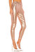 Margot High Rise Skinny Jean - Rose Gold Foil