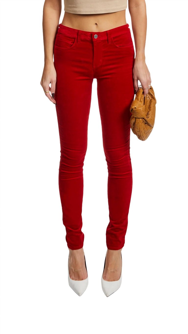 Marguerite Skinny Jeans - Cardinal