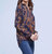 Nina Long Sleeve Sheer Silk Blouse