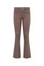 Selma Hi-Rise Sleek Bootcut Jeans In Deep Taupe Coated