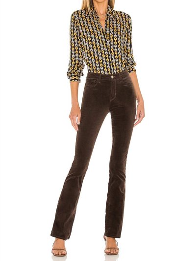 L'AGENCE Stevie High Rise Straight Pant In Espresso product