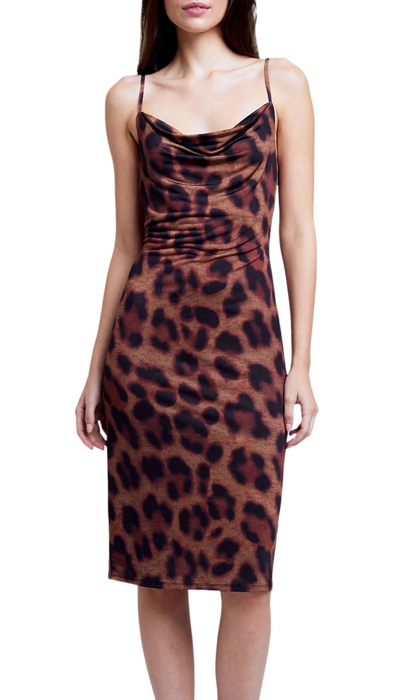 Tami Dress - Spice/Black Spotted Panther