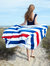 Classic Cabana Beach Towel - Red, White & Blue