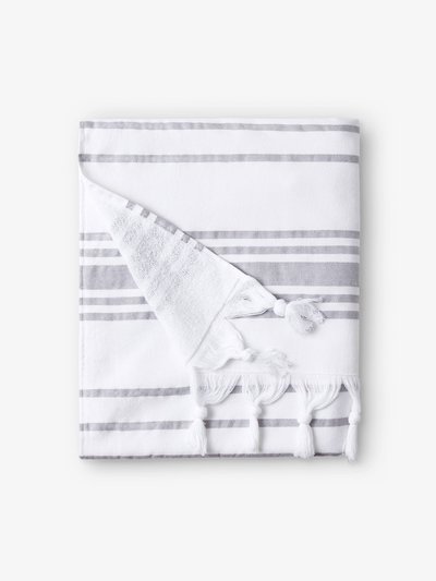 Laguna Beach Textile Company Classic Turkish Towel - White Stone product