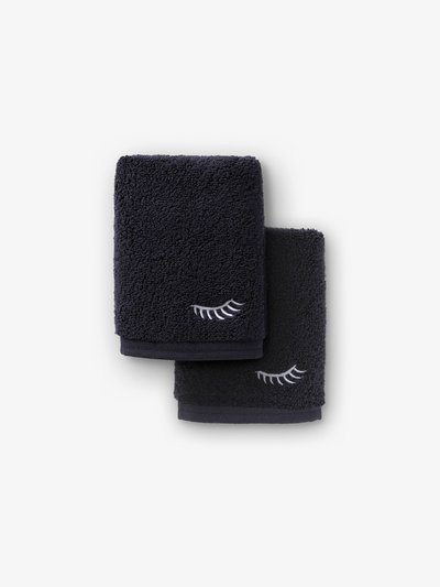 Laguna Beach Textile Company Makeup Towels Pair - Black Dusk product