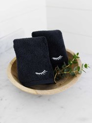 Makeup Towels Pair - Black Dusk