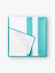 Microfiber Beach Towel - Aqua  - Aqua