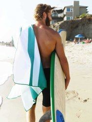 Microfiber Beach Towel - Aqua 