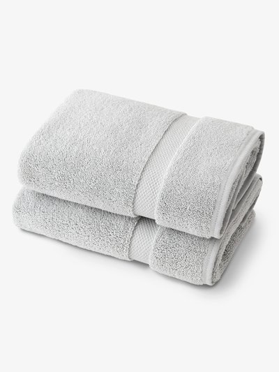 Laguna Beach Textile Company Supima Cotton Bath Towels Pair - Cloud Gray product