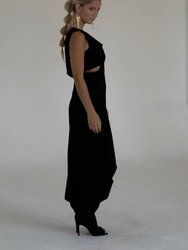 Aphrodite Noir Grecian Dress