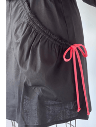 Ava Black Cotton Top/Dress
