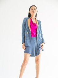 Cyprus Pinstriped Loose Fit Jacket