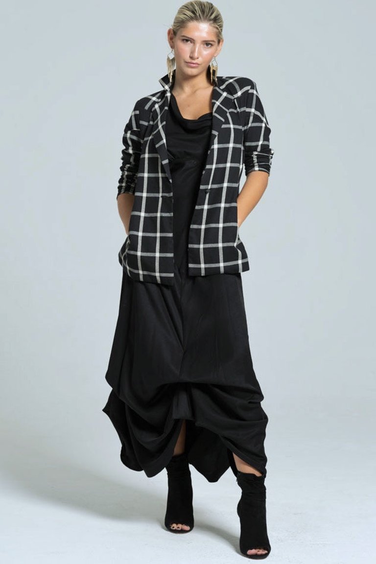 Cyprus Relaxed Fit Plaid Jacket