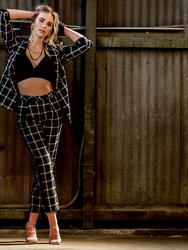 Cyprus Relaxed Fit Plaid Jacket