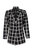 Cyprus Relaxed Fit Plaid Jacket - Black