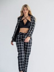 Cyprus Relaxed Fit Plaid Jacket