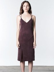 Gabby Merlot Slip Dress - Deep Mauve