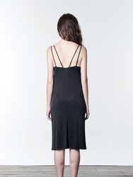 Gabby Noir Slip Dress