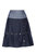 Gia Antiqued Multi-Length Denim Skirt