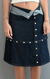 Gia Antiqued Multi-Length Denim Skirt