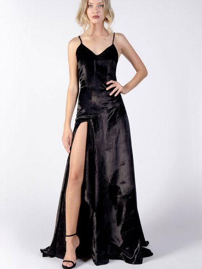 Lahive Grace Velvet Gown - Black Velvet product