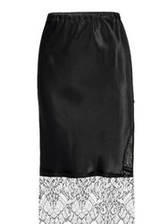 Hematite Bias Skirt - Black