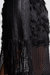 Jamie Fringe Straight Skirt - Black