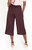 LAZZARO Cropped Cheery Chocolate Palazzo Pant