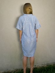 Luca Cotton Button Down Shirt Dress