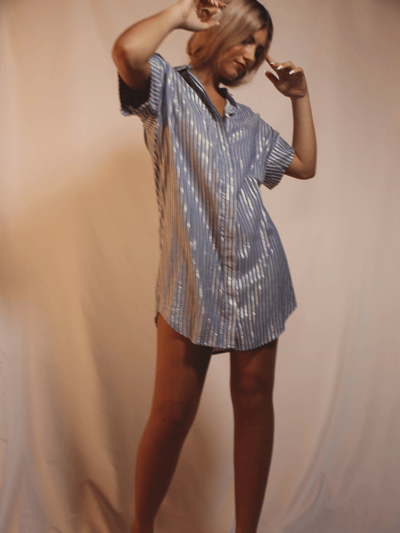 Lahive Luca Cotton Button Down Shirt Dress product