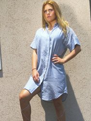 Luca Cotton Button Down Shirt Dress