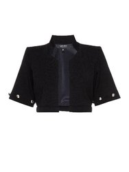 Nicolette Multi Jacket In Black Knit
